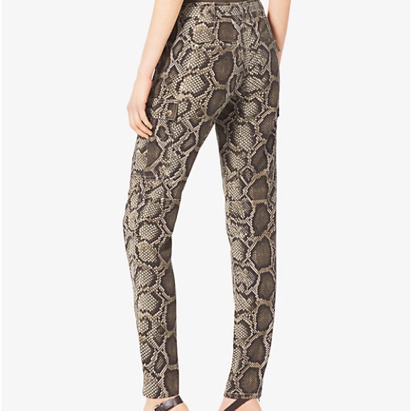 Michael Michael Kors Python Print Pants